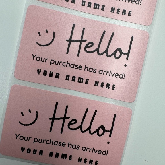 Custom Small-Biz Sticker Pack | 2.25×1.25″ Packaging Labels - Picture 3 of 4